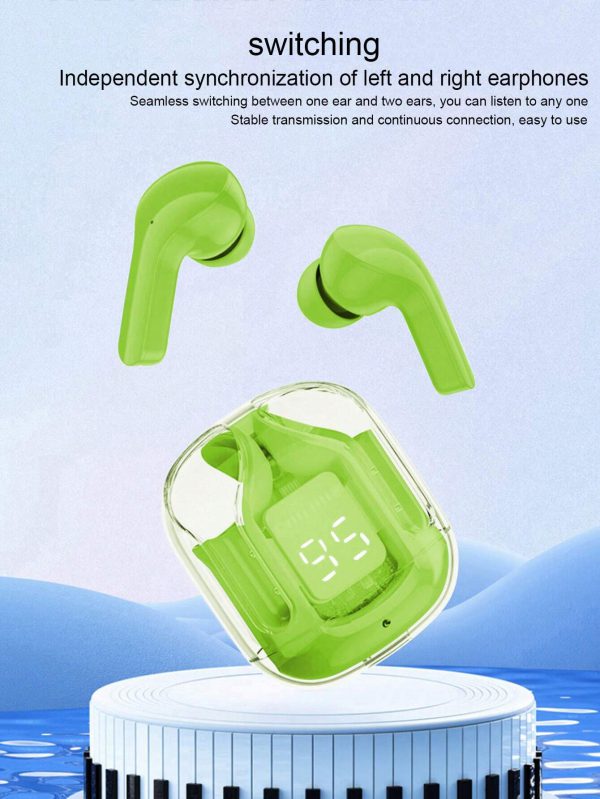 AIR 31 EARBUDS - Wireless Earbuds with Crystal Transparent Case